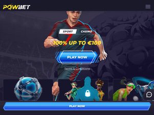 PowBet website screenshot