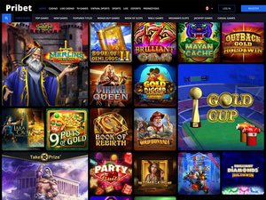 PriBet Casino software screenshot