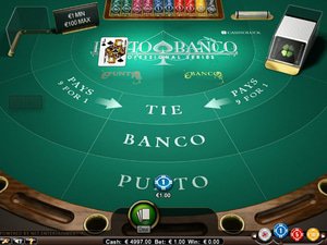 Casino Euro software screenshot