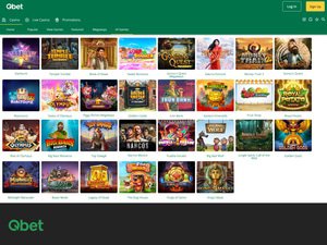 Qbet Casino software screenshot