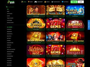 Raptor Wins Casino software screenshot