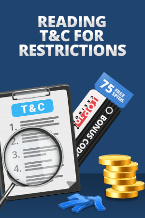 reading t&c for restrictions