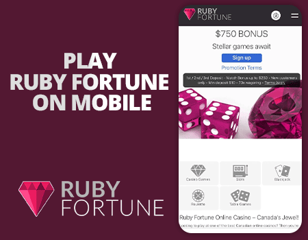 play ruby fortune casino on mobile