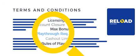 Reload Casino Terms