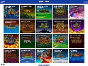 Reload Casino software screenshot