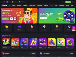 Richy Casino website screenshot