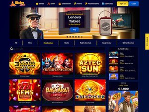 Richy Reels Casino website screenshot