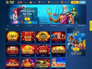 Richy Fish Casino website screenshot