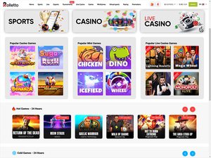 Rolletto Casino software screenshot