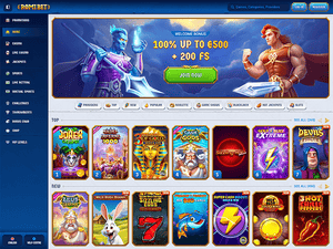 RomiBet Casino website screenshot