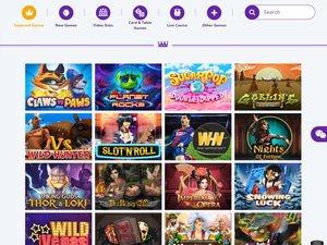 Royal Spinz Casino software screenshot