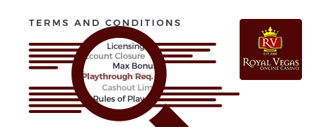 Royal Vegas Casino Terms