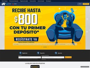 RushBet Casino website screenshot