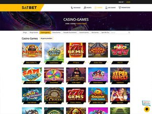 Sat Bet Casino software screenshot