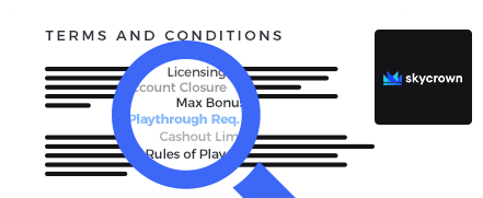 SkyCrown Casino Terms