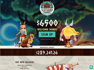 Slotgard Casino website screenshot