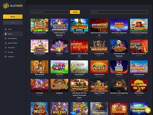 SlotHive Casino software screenshot