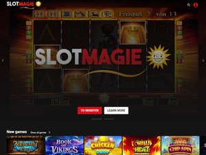 SlotMagie website screenshot