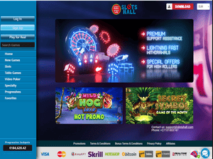 Slotshall Casino software screenshot