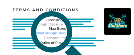 SlotShore Casino Terms