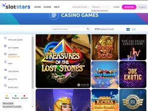 Slot Stars software screenshot