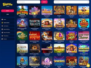 Slottio Casino software screenshot