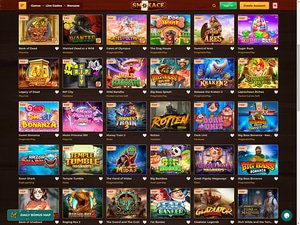 Smokace Casino software screenshot