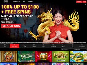 Soho Casino website screenshot