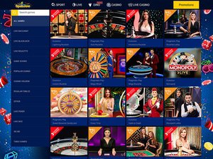 Spassino Casino software screenshot