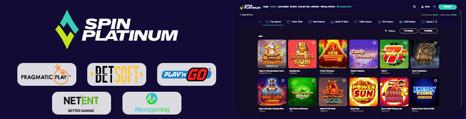 games and software spin platinum casino