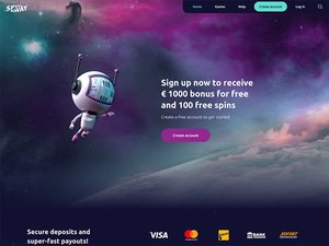 SpinAway Casino website screenshot