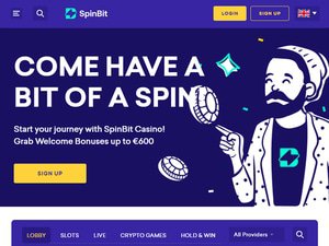SpinBit website screenshot