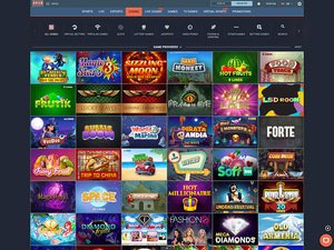 Spinbookie Casino software screenshot