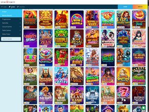 Spinfinity Casino software screenshot