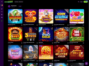 Spinmama Casino software screenshot