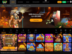 SpinMillion Casino website screenshot