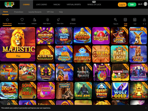 SpinMillion Casino software screenshot