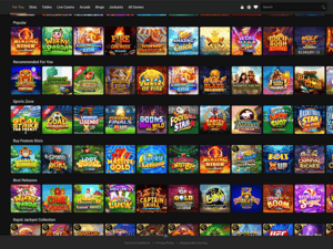 Spin Palace Casino software screenshot