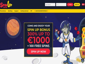 SpinUp website screenshot