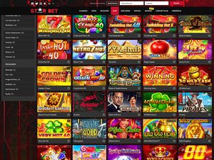Star Bet Casino software screenshot