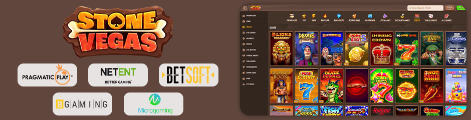 games and software stone vegas casino