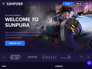 Sunpura website screenshot