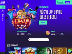 Super Play Casino website screenshot