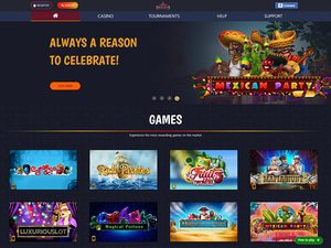 Sweep Slots website screenshot