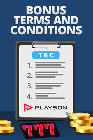 playson terms and conditions bonus