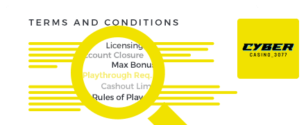 Cyber Casino 3077 terms and conditions