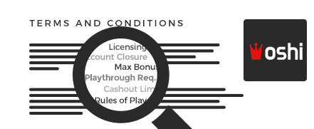 Oshi Casino Top 10 Terms and Conditions