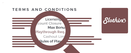 slothino terms and conditions