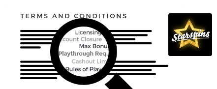 Starspins Casino top 10 terms and conditions