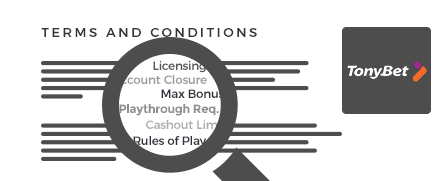Tonybet Casino top 10 terms and conditions